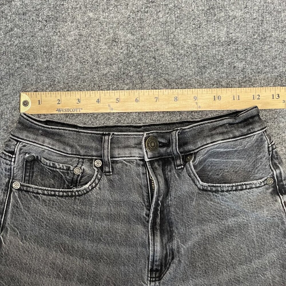American Eagle Outfitters Womens Gray Baggy Jeans Size 2 Short - Picture 4 of 8